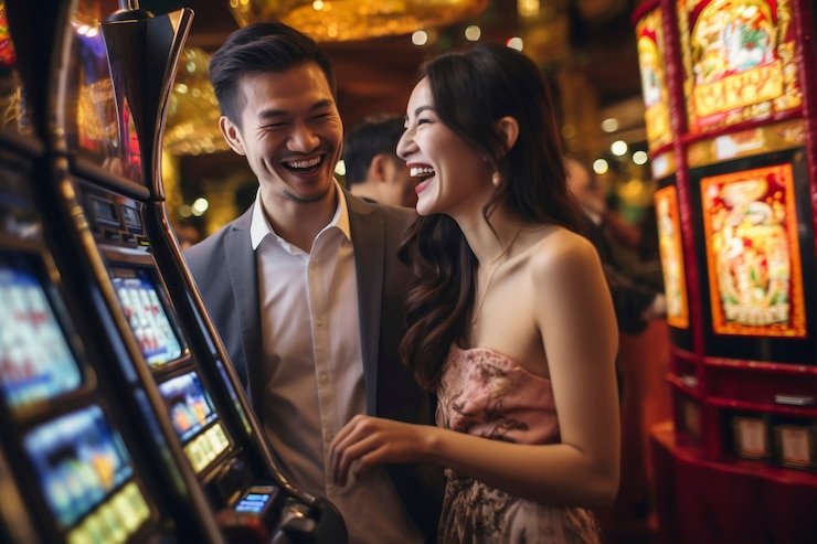 Push Gaming live-dealer studio with multi-camera setup showing roulette wheel and professional dealer